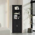 63.7“H Tall Corner Corner Storage with 2 Doors and 3