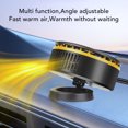 thumbnail image 3 of Car Heater 12V, 360 Rotatable Portable Windshield Heater Defroster Windscreen Defogger Defroster for Driving, 3 of 7