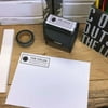 Personalized Rectangular Self-Inking Rubber Stamp - The Morgans