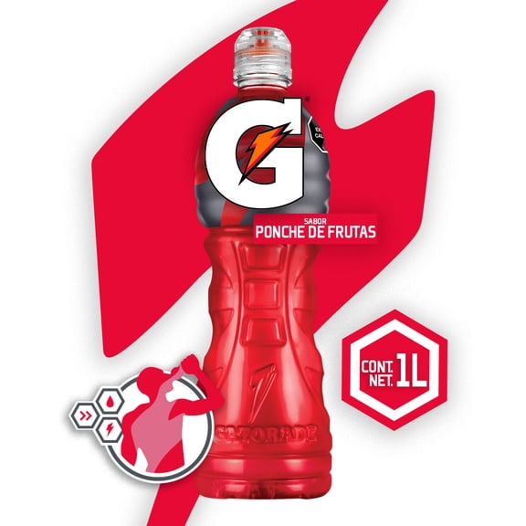 Bebida Gatorade sabor ponche de frutas 1 l