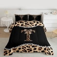 thumbnail image 2 of Castle Fairy Adults Personalized Initial T Twin Comforter Sets,Bling Crystal Bedding Set, 2 of 8