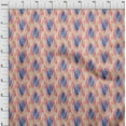 thumbnail image 4 of oneOone Polyester Spandex Beige Fabric Ikat Diy Clothing Quilting Fabric Print Fabric By Yard 56 Inch Wide, 4 of 4