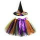 thumbnail image 1 of Conjunto de vestido de bruja de Halloween, tutú para fiesta de Festival, falda abombada de bruja, conjunto para niños para fiesta, cumpleaños, Festival, actuación, talla L, 1 of 5