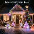 thumbnail image 5 of Outdoor Christmas Decorations Lights, 4 in 1 Artificial Christmas Tree Lights with 8 Modes, Christmas Tree Pathway Lights Outdoor Waterproof, Christmas Outside Decor for Path Garden Yard, 5 of 7