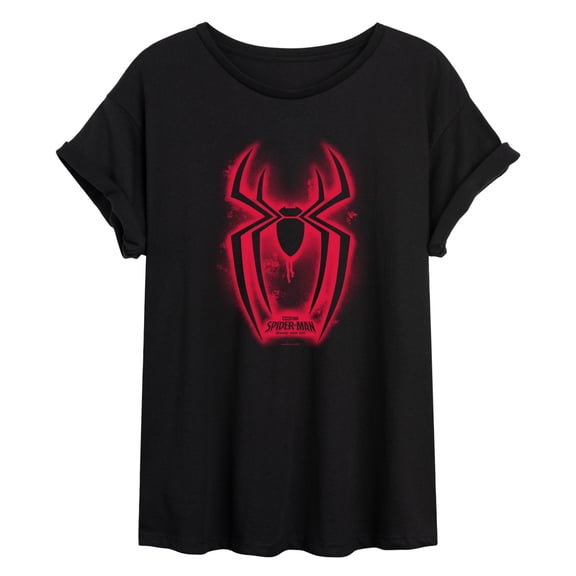 Spider-Man: Brand New Day - Spray Spider - Juniors Oversized Graphic T-Shirt