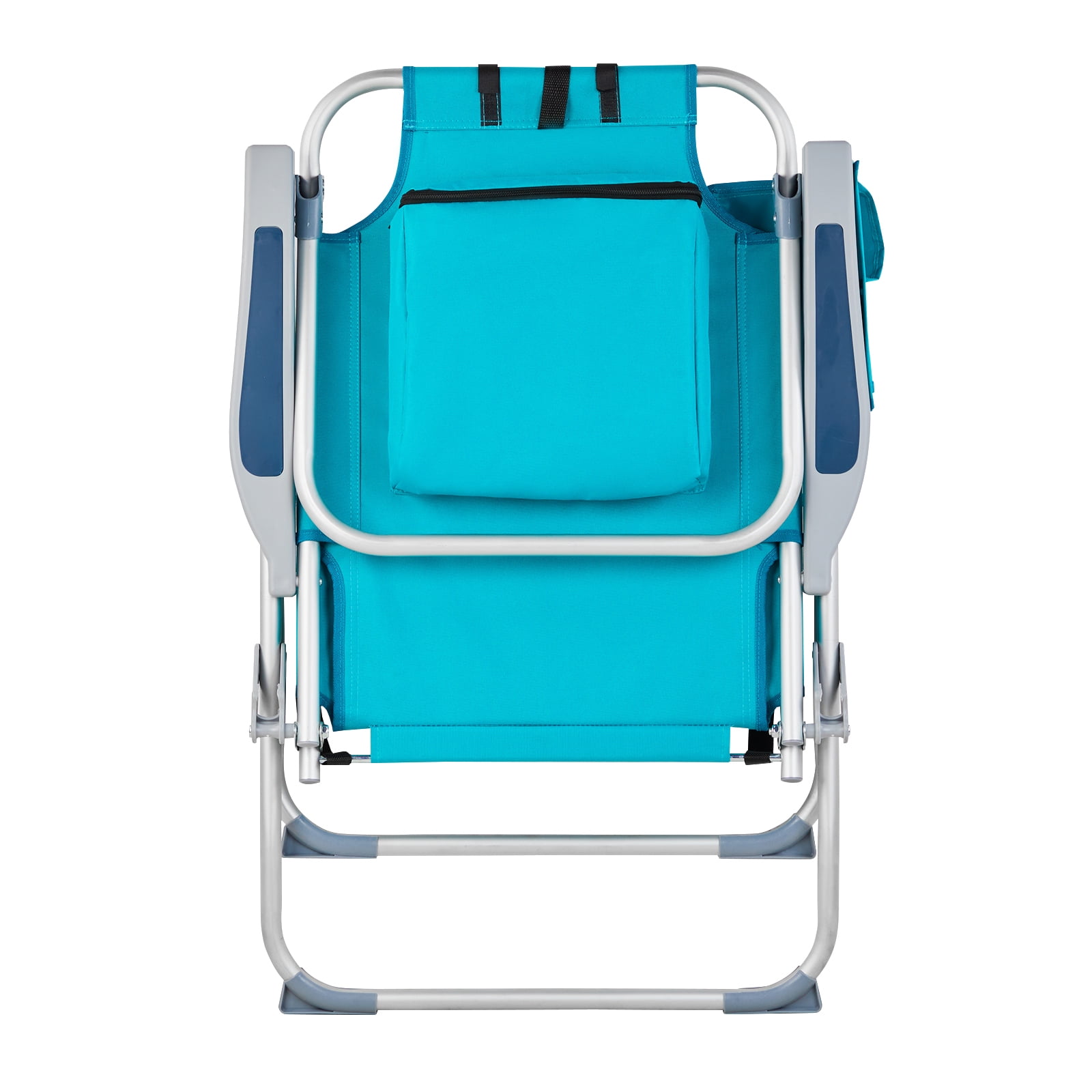 Beach Chair, Heightened Oxford Cloth Silver White Aluminum Tube Bearing Mint Green 63*70*99cm