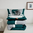 thumbnail image 5 of Erosebridal Soccer Lover Bedding King Comforter Set, American Football Down Comforter, Eat Sleep Reversible Comforters & Duvets, Super Cozy Bedroom Decorative, 3pcs, 5 of 8