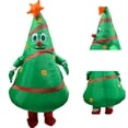 thumbnail image 2 of Christmas Cartoon Doll Costumes Air Model Inflatable Christmas Tree Clothes Funny Dress Up Props, 2 of 7