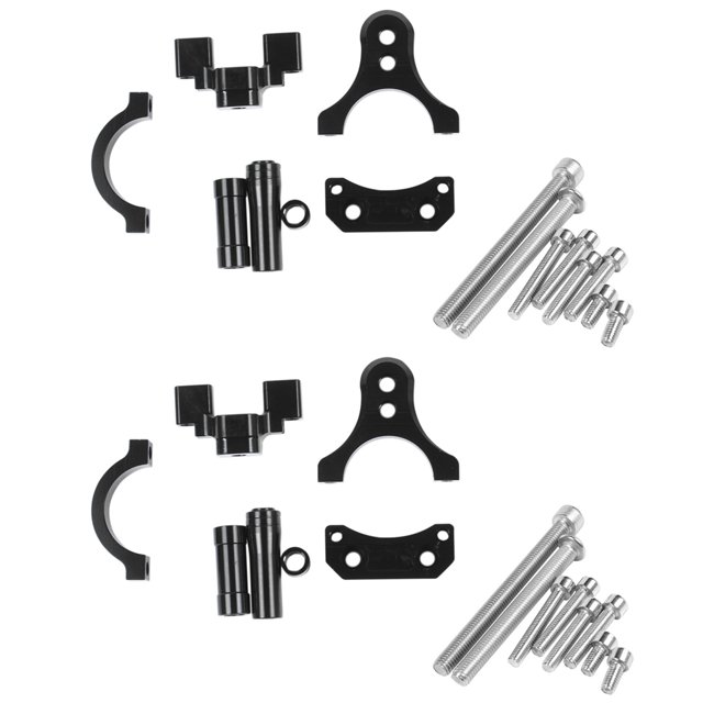 2X Cnc Motorcycle Damper Steering Stabilize Damper Bracket Mounting Holder Kit for Yzf R3 Mt-03 R25