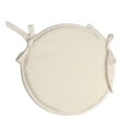 thumbnail image 2 of Outdoor Cushions 1 Pcs Round Bar Stool Cushions For Kitchen DininSeat Cushion With Ties Non Slip Cushions Seat Pad For Living Room Dining Room Car Pillow/ Round Seat Cushion, Beige B, 2 of 7