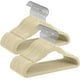 thumbnail image 1 of SONGMICS Perchas Infantiles, Juego de 50, Perchas de Terciopelo con Ganchos, Perchas Antideslizantes para Ropa, Beige Arena, 1 of 5