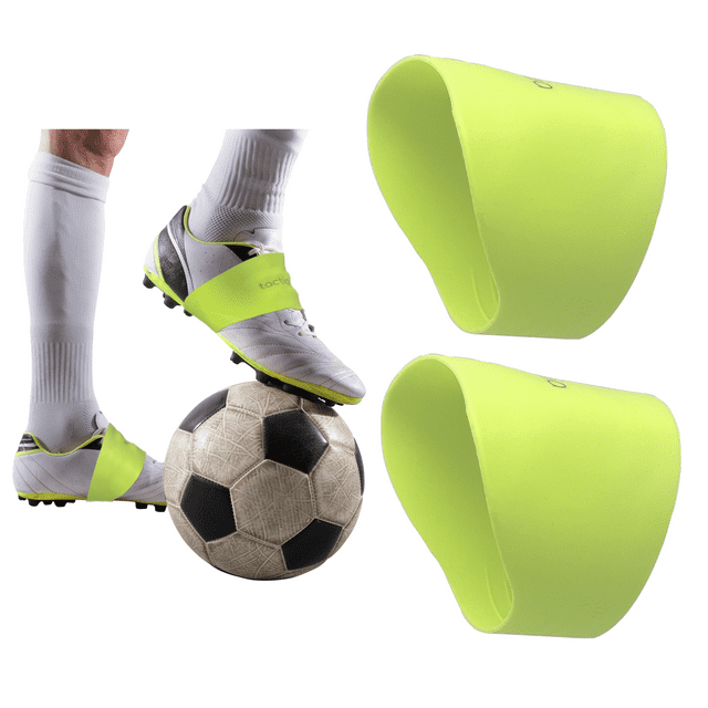 Tactia Youth Lace Bands for Soccer Cleats Shoe Lace Cover Green 1 Pair