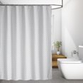 thumbnail image 1 of Cortina de ducha, cortina de baño de poliéster, cortina de baño, cortina de ducha impermeable, diseño de clase mundial, 1 of 8