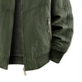 thumbnail image 5 of Jerdar Men's Cotton Sherpa Collar Washed Jacket, Loose Fit Thickened Winter Coat with Multi‑Pockets, Casual Outdoor Outerwear Winter Jackets, 5 of 5