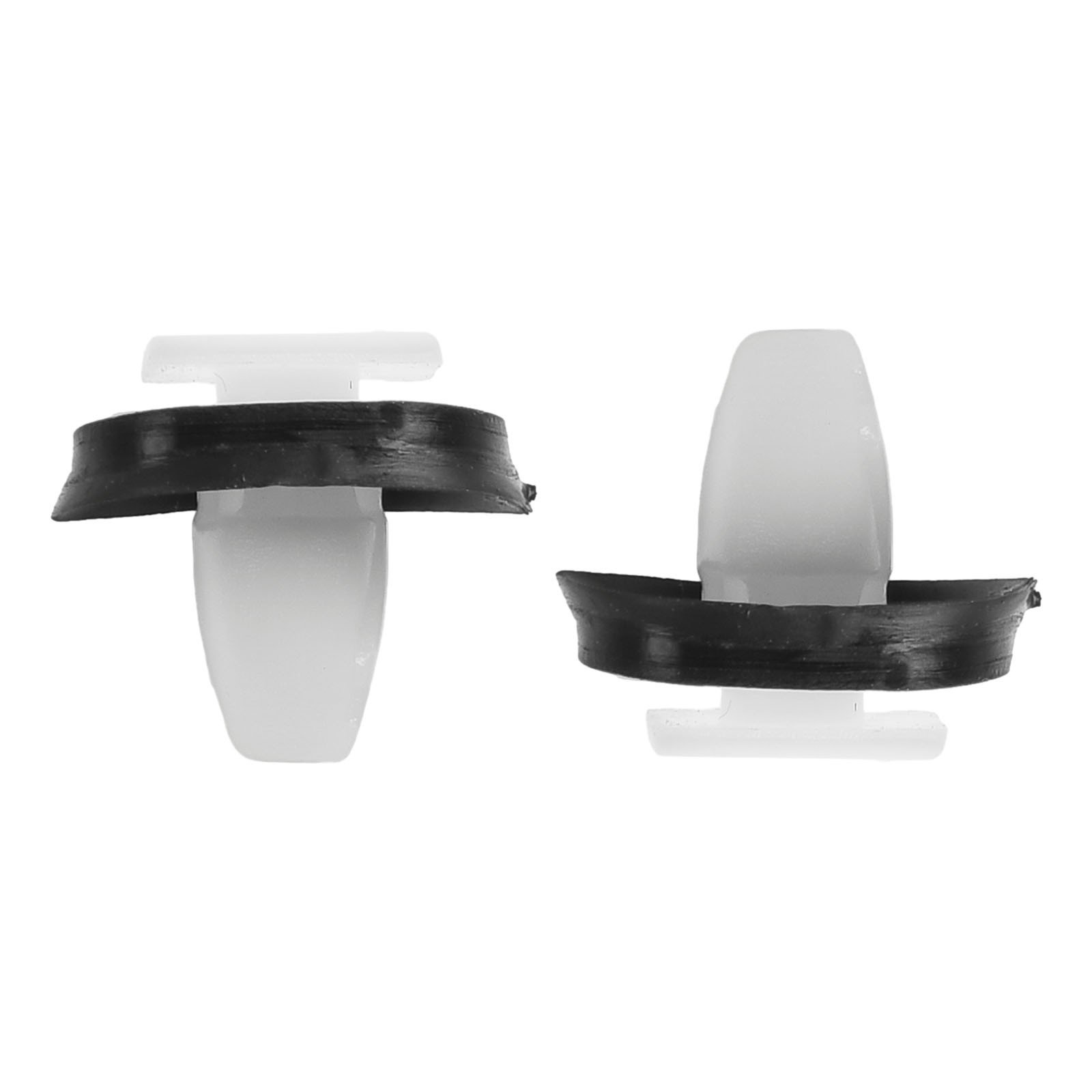 20 Clips De Fixation Pour Garniture De Portière - Compatible Fiat Ducato - Plastique Résistant, Blanc/noir - Remplacement Facile