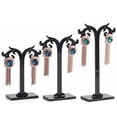 thumbnail image 2 of MasteelfCA 3pcs/Set Acrylic Earrings Stand Holder T-shape Ear Studs Display Rack Jewelry Organizer (Black), 2 of 7