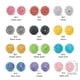 thumbnail image 4 of 20 cuentas de diamantes de imitación acrílicos de 16 MM, cuentas de silicona redondas de 15 MM sueltas para accesorios de joyería con forma de bolígrafo, 4 of 5