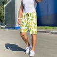 thumbnail image 5 of Bixox Men's Cartoon Corn printed lightweight casual shorts, soft sleep shorts with pockets., 5 of 5