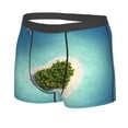 thumbnail image 2 of Wukai Paradise Island In The Form Of Heart Print Men’s Underwear Breathable Boxer Briefs,&nbsp;Moisture Wicking & Breathable-Large, 2 of 7