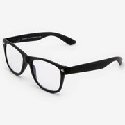 VITENZI Progressive Multifocal Reading Glasses Blue Light Blocking with Clear Multifocus Trifocal Lens Classic Readers Anti Fog Scratch Rimini in Black 2.00