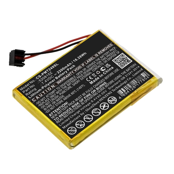 Replacement Battery for Pentair 4249A,IntelliTouch,MobileTouch II,520815Z,2200mAh