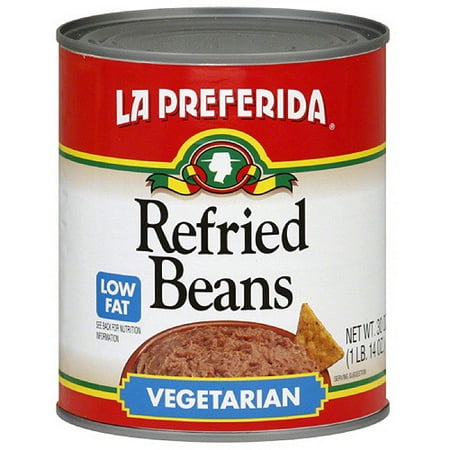 La Preferida Vegetarian Refried Beans, 30 oz (Pack of