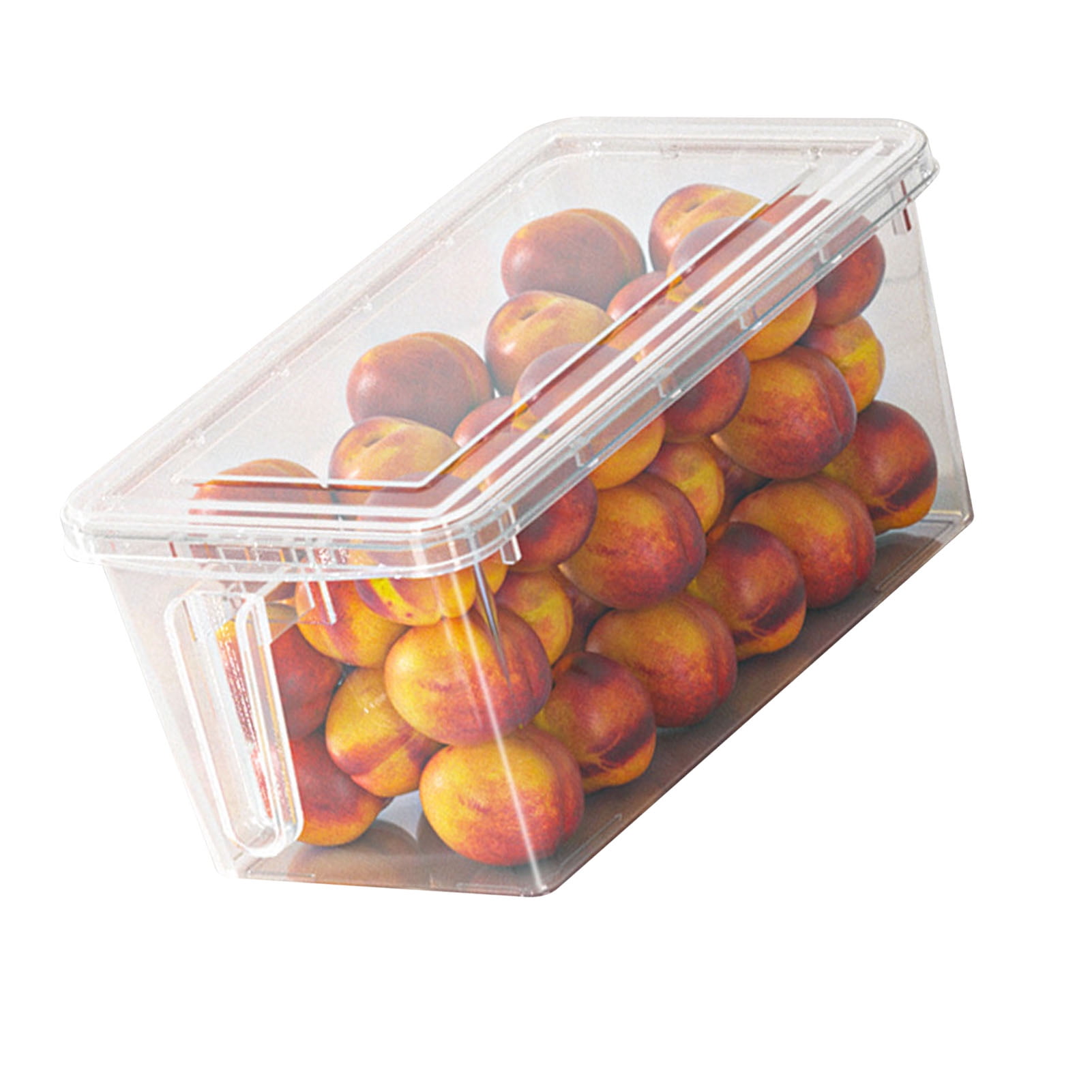 Refrigerator Organizer Bins, Easy To Clean Deform Proof Compact PP5 Fruit Storage Containers Food Grade Material  For Vegetables Eggs