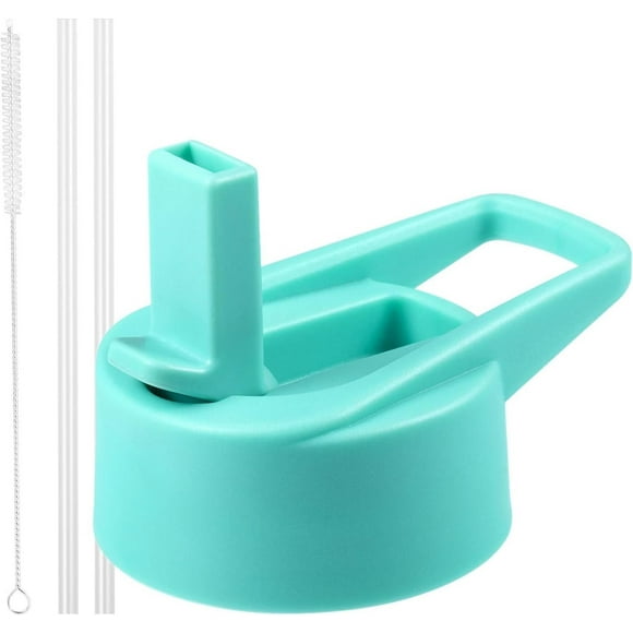 Straw Lid for Hydro Flask Wide Mouth, Straw Lid with Straws for Hydroflask Wide Mouth ,Hydro Straw Top Flask Lid Water Bottle Replacement Lids