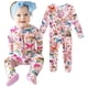 thumbnail image 1 of Pijama elegante de viscosa con forma de cacahuete para bebé, bambú, para niña de 0 a 3 m, 1 of 7