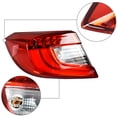 thumbnail image 3 of LABLT Driver Side Outer Tail Light for 2018-2021 Honda Accord Sedan Rear Brake Tail Lamp Assembly LH Left Side 33550TVAA01 HO2804118, 3 of 5