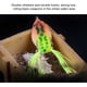 thumbnail image 5 of Wosthever Cebo Atracción atractiva Trolling Tackle Cebos Señuelo de pesca sintético biónico Pulpo Agua salada Productos de agua dulce Pescar Verde amarillo, 5 of 6