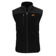 thumbnail image 2 of Men's Cutter & Buck  Black Oklahoma State Cowboys Big & Tall Cascade Eco Sherpa Fleece Full-Zip Vest, 2 of 3