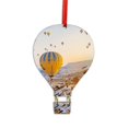thumbnail image 2 of Sublimación Impresión en blanco Llanura MDF madera Forma de globo de aire caliente Decoración del hogar Colgante Adorno de baratija para árbol de Navidad, 2 of 3
