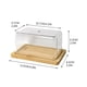 thumbnail image 3 of Xihbxyly Caja Grande para Conservar Alimentos, Plástico Duradero, Mantiene La Crema Fresca, Diseño Fácil de Limpiar, Ideal para Organizar El Refrigerador, Regalo Perfecto para El Día Del Padre, Tamañ, 3 of 7