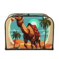 thumbnail image 2 of Daiia Cool Camel Oasis Vibes Pattern 4 slice Toaster Cover, Toaster Appliance Dust-proof Cover For Kitchen Small Appliance Dust Cover and Fingerprint Protection, 2 of 7