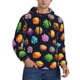 thumbnail image 2 of Haiem Lovely Planet Patterned Men's Hoodie with Kangaroo Pocket - Ideal Pullover Sweatshirt for Daily Wear, Travel, and Home-XX-Large, 2 of 7