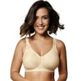 thumbnail image 2 of Playtex 18 Hour 4395 All-Around Smoothing Wirefree Bra Light Beige 44B Women's, 2 of 6