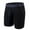 Black, variant on Men's Underwear Men's Ice Silk Underwear Solid Color Underwear Mid Waist Underwear