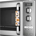 thumbnail image 4 of ZIATUBLES 6 PCS Refrigerator Door Handle Wraps Protective Neoprene Kitchen Appliance Decor Handle Covers Fit for Fridge Microwave Oven, Pumpkin Bat Star Beige Halloween, 4 of 7