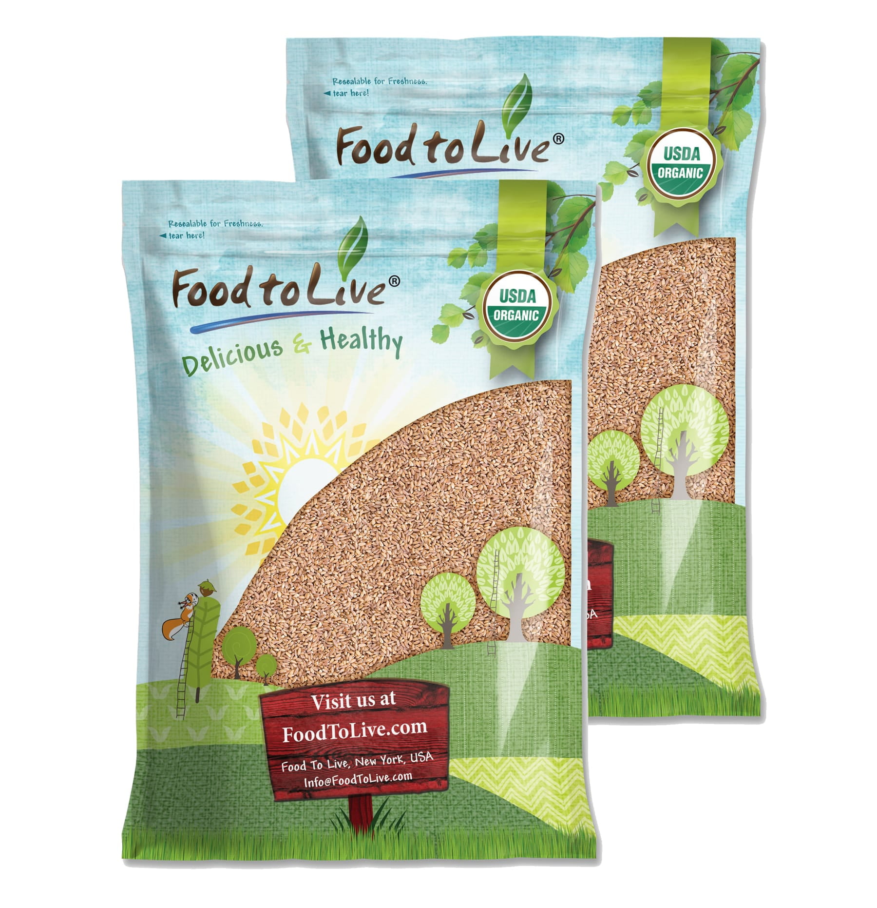 organic whole grain farro