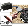 thumbnail image 3 of 2 Pack Golf Club Brushes Golf Club Cleaners Golf Dual-Bristle Brushes with Retractable Zip-line and Carabiner for Cleaning Golf Shoes Golf Ball Groove Golf Club, 3 of 5