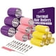 thumbnail image 1 of Rulos Térmicos para Cabello - 37 Rulos Autoadherentes con 18 Pinzas y Peine - Rulos Térmicos de Aluminio para Volumen y Rizos que Duran Todo el Día - Para Cabello Corto, Mediano y Largo (Pequeño), 1 of 1