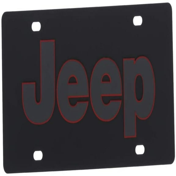 Eurosport Daytona- Compatible with -, Jeep Word - Carbon Steel License Plate