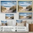 thumbnail image 4 of Designart "Calm Path To Dune Beach I" Nautical & Beach Floater Framed Canvas Art Print, 4 of 7