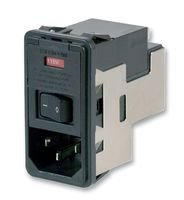 Power Entry Module With EMI/RFI Filter, Fuse, Switch & Voltage Selector - IEC C14 Inlet, 250V 10A