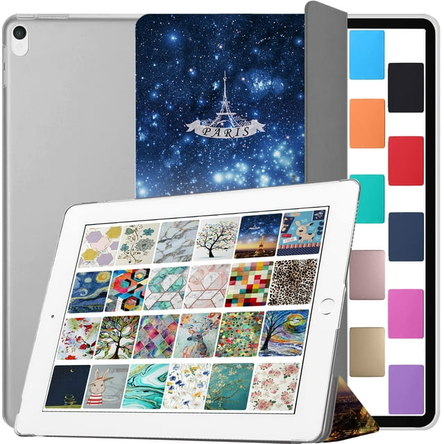 iPad Pro 12,9 2e Gén. Étui Arrière Transparent A1670 MQDC2LL/A MQDD2LL/A MQDA2LL/A A1671 MP6H2LL/A MP6J2LL/A MP6G2LL/A MPL02LL/A MPL12LL/A MPKY2LL/A A1821 MQEF2LL/A MQED2LL/A MQEE2LL/A - Paris de Nuit