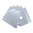 thumbnail image 2 of 5pcs Practical Stove Burner Covers Durable Gas Range Protector Reusable Hob Stovetop Liners Clean Mat Pad (Silver, 27x27, 2 of 8