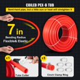 thumbnail image 4 of PEX Pipe 1 Inch 500 FT Non-Oxygen Barrier Red PEX-B Flexible RV Sewer Hose Plumbing Radiant Heating, 4 of 6