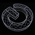thumbnail image 3 of Romantic Iron Alphabet R Frame Wire Wreath Succulent Pot Wedding Decor, 3 of 6