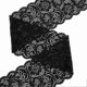 thumbnail image 3 of Black Lace Ribbon Red 10 Yards 3.9in Wide Elastic Comfortable Unique SkinFriendly Lace Trim for Decorations Sewing DIY(Black ), 3 of 3